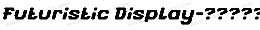 Futuristic Display字体转换